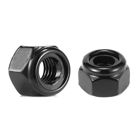 Black Nylon Insert Hex Lock Nuts 304 Stainless Steel Locknuts China