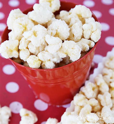 Delicious White Chocolate Popcorn Recipe Skip To My Lou