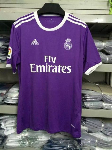 Camiseta Visitante Real Madrid 16 17 Real Madrid Time Camisa Real