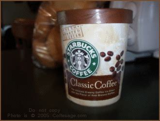 Starbucks Ice Cream Classic Coffee Free Ice Cream 06.29.05 - Coffee Sage : Blog About Coffee