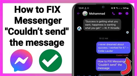 How To Fix Messenger Couldnt Send The Message Messenger Couldnt