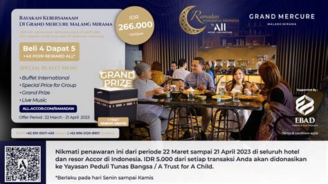 Program Ramadan Grand Mercure Malang Mirama Beritamadani