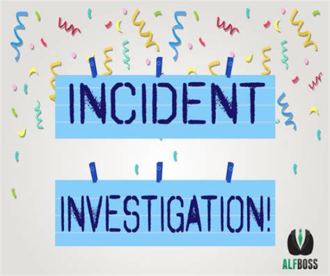 When To Investigate An Incident Alf Regulation Alabama