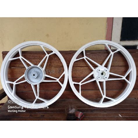 Jual Velg Set Kawasaki Kaze Zone Vr Original Copotan Repaint Putih