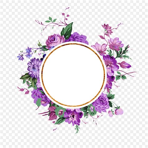 Elegant Floral Frame Design Vector