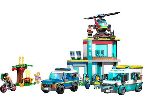 LEGO City Hauptquartier Der Rettungsfahrzeuge 60371