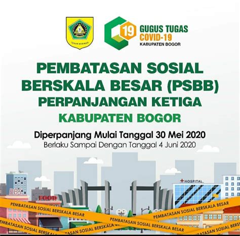 PERPANJANGAN KETIGA PSBB KABUPATEN BOGOR Kabupaten Bogor