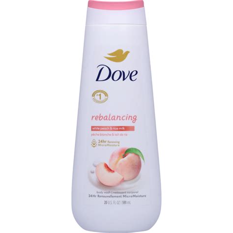 Save On Dove Rebalancing Body Wash White Peach And Rice Milk Order Online