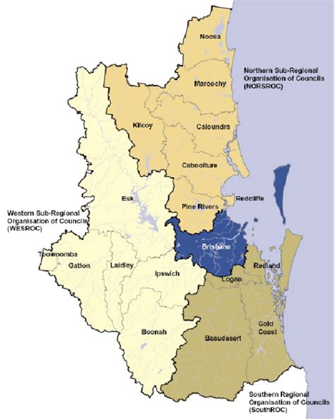 Seq Is Divided In Four Regional Zones And Is Made Up Of Eighteen