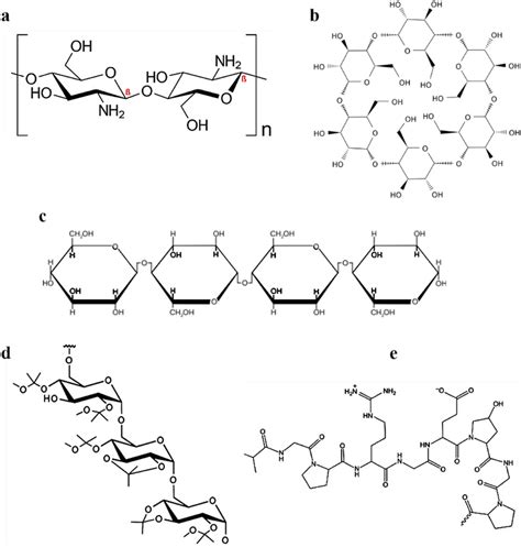 Chemical Configurations Of A Chitosan B Cyclodextrin S C