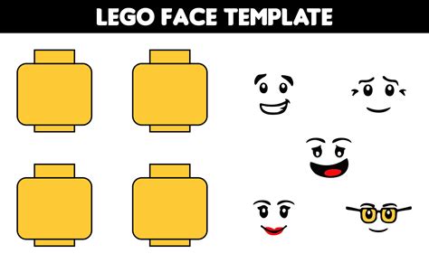 Lego Face Printable