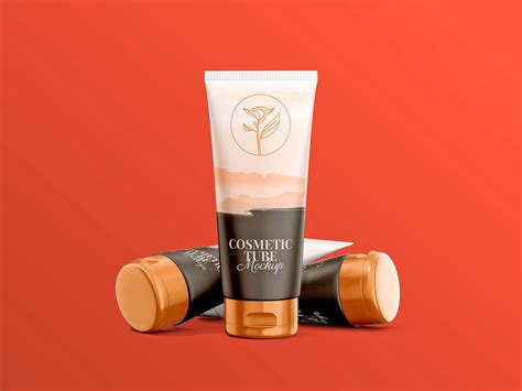 Cosmetic Tube Packaging Free Mockup