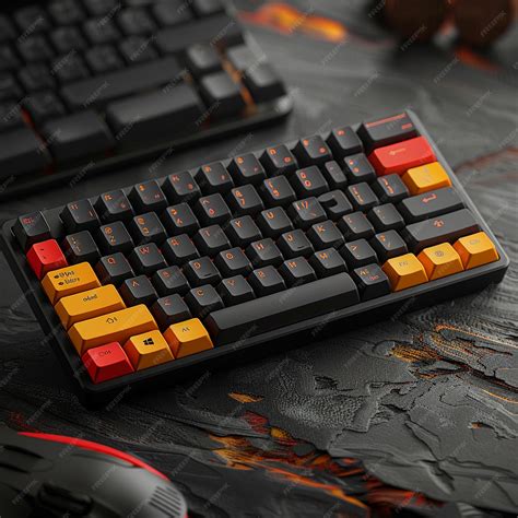 Premium Photo | Compact Mechanical Keyboard Background