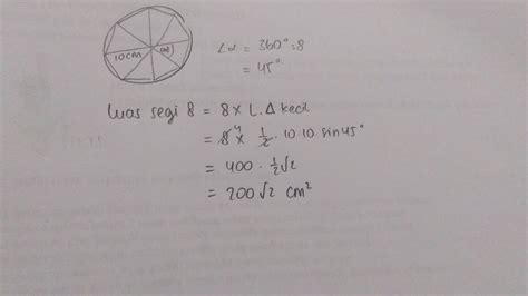 Rumus Luas Segi Delapan Materi Belajar Online