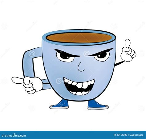 Angry Coffee Maker Cartoon Stock Illustration CartoonDealer 65427034