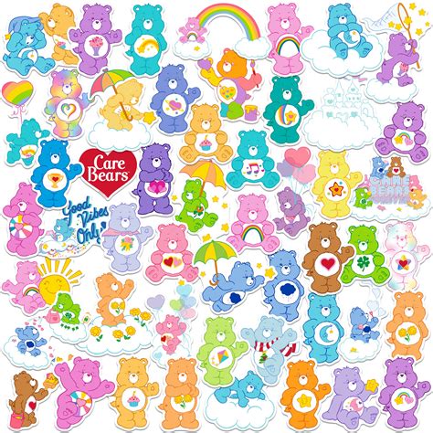 Care Bears Vinyl Stickers 50-Pack – Popfunk