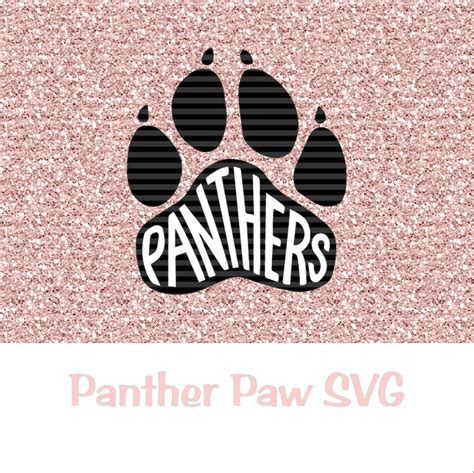 Panther Paw Svg Etsy