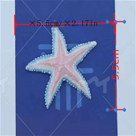 Ocean Refrigerator Magnet Handmade Ceramic Three Dimensional Starfish