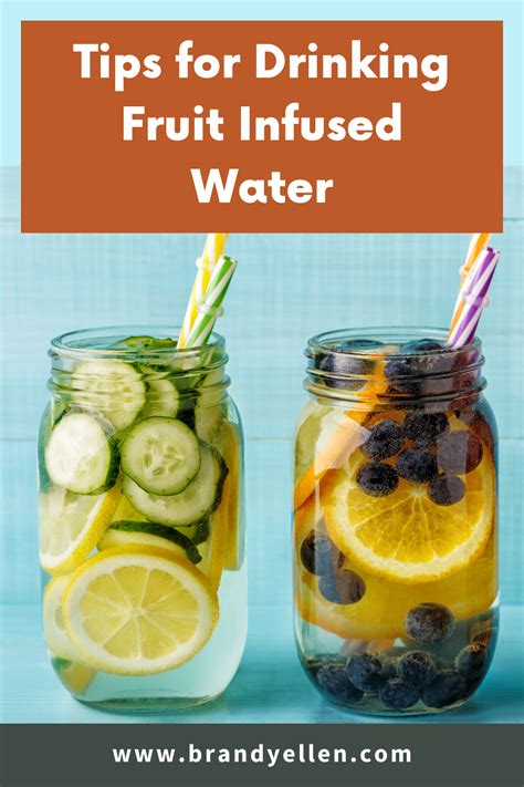 Tips For Drinking Fruit Infused Water