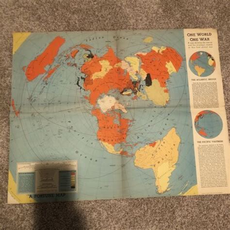 1940 1949 Date Range Antique World Maps Atlases For Sale EBay