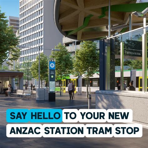 Yarra Trams On Twitter The New Anzac Station Tram Stop Opened Today