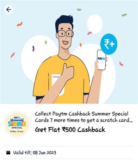 Paytm Cashback Summer Special Game Collect Cards Get Assured Free