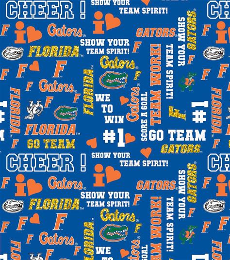 University Of Florida Fabric University Of Florida Fabric By Etsy