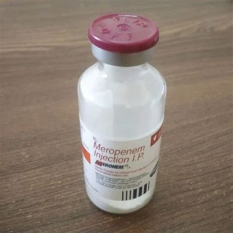 Meronem Meropenem Injection IP 10 Ml At Rs 900 Vial In Mohali ID