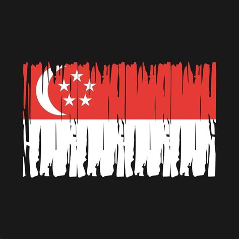 Singapore Flag Vector 20379054 Vector Art at Vecteezy