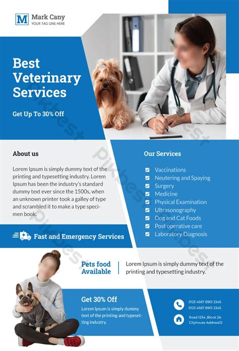 370000 Vet Poster Templates Free Graphic Design Templates Psd