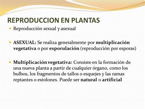 Sexual y Asexual Objetivos Diferenciar Reproducción Asexual y Sexual