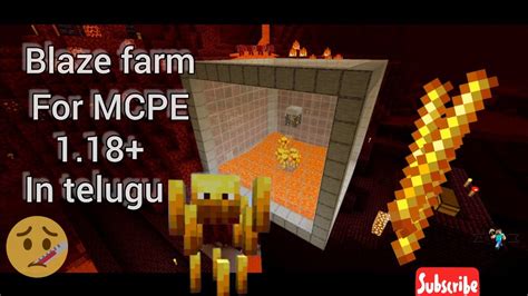 Minecraft Pocket Edition 1 18 Blaze Farm YouTube