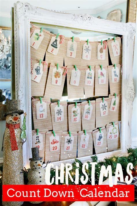 Advent Calendar Christmas Countdown Diy Diy Advent Calendar Holiday