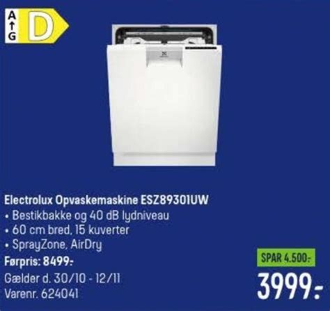 Electrolux Opvaskemaskine Elgiganten Oktober Alle Tilbudsavis