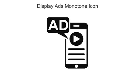 Display Ads Monotone Icon In Powerpoint Pptx Png And Editable Eps