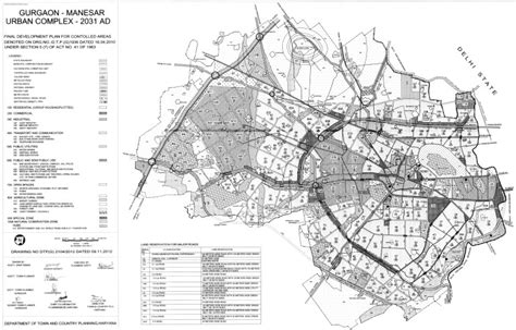 gurgaon-manesar-master-plan-2031-map | Gurgaon Affordables Home