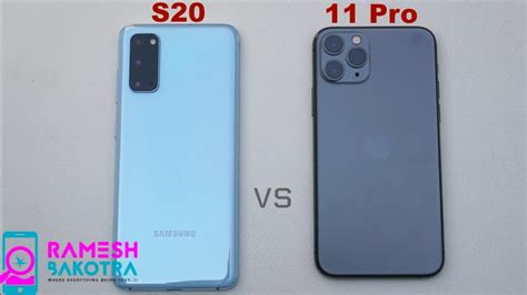 Samsung Galaxy S20 Vs IPhone 11 Pro SpeedTest And Camera Comparison