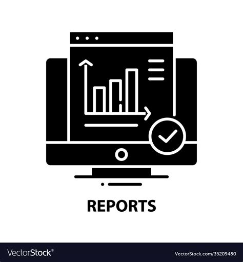 Reports Icon Black