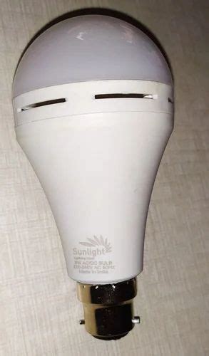 Ceramic Cool White Rechargeable Emergency Led Bulb B At Rs Piece