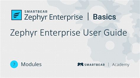 Zephyr Enterprise User Guide Basics Course YouTube