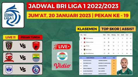 Jadwal Bri Liga Hari Ini Bali United Vs Psm Makasar Klasemen Liga