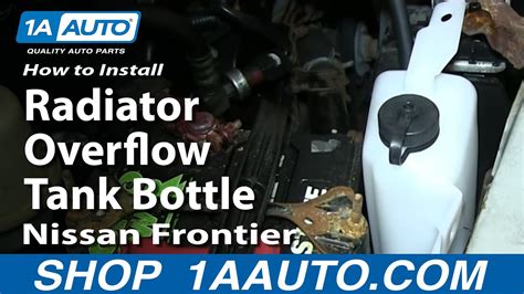 How To Install Replace Radiator Overflow Tank Bottle Nissan