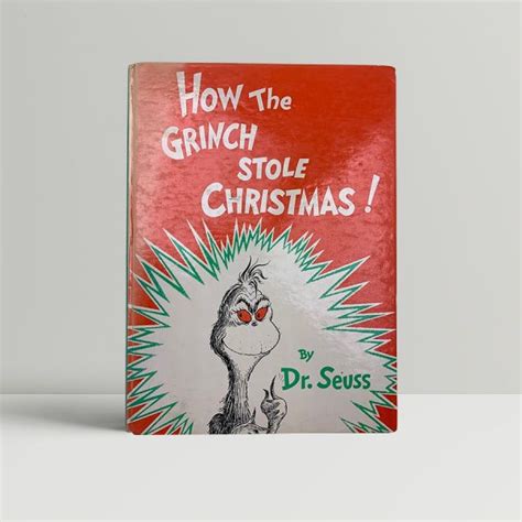 Dr Seuss How The Grinch Stole Christmas First Uk Edition 1973