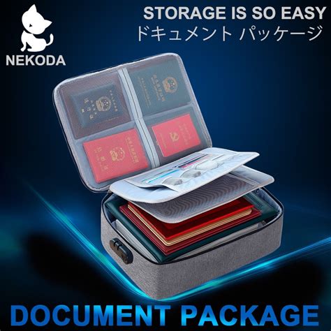 Jual Tas Dokumen Dengan Kunci 3 Digit Tempat Dokumen Aman Kunci 3 Pin Document Storage Box Kunci