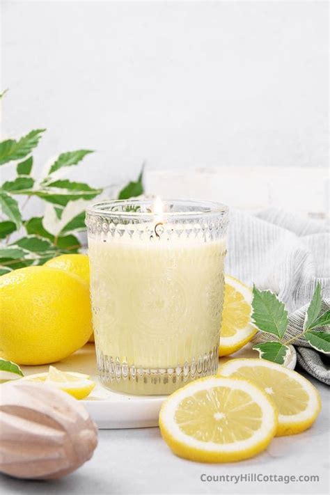 Lemon Scented Candle DIY: Refreshing Soy Wax Recipe