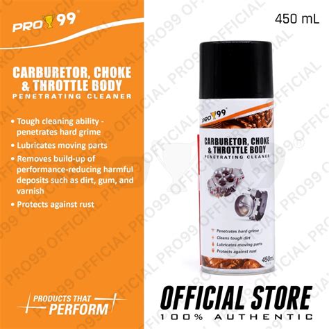 PRO 99 Official Carburetor Choke And Throttle Body Penetrating Cleaner