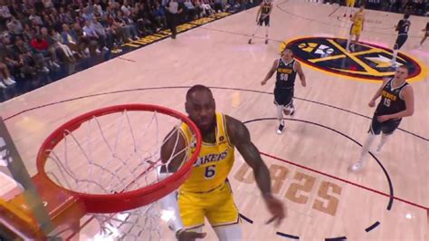 Los Angeles Lakers Séries éliminatoires Lebron James Denver Nuggets