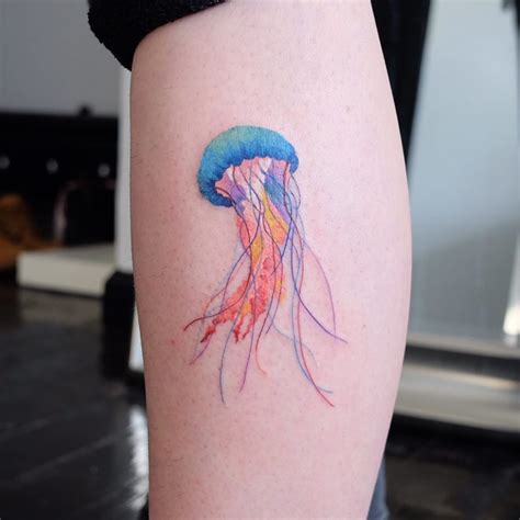 Beautiful Jellyfish Tattoo