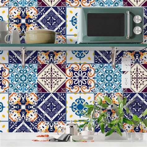 Papel de Parede Azulejo Cozinha Português Rolo 3m Pdp 0343 no Elo7