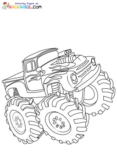 Batman Monster Truck Coloring Pages